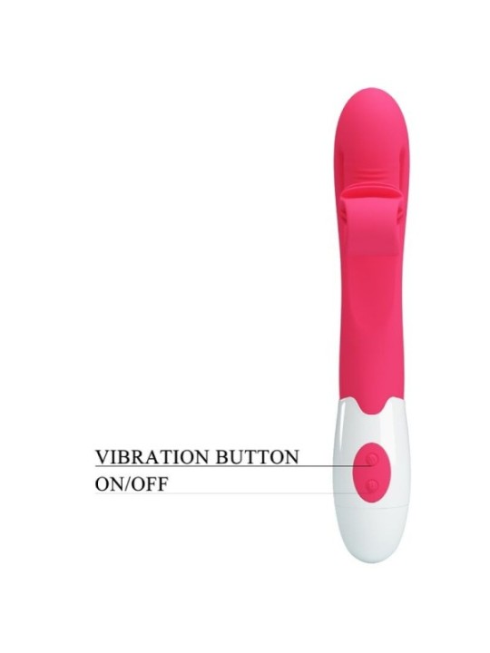 ROMANCE - VIBRATEUR ET STIMULATEUR 30 VITESSES ROSE