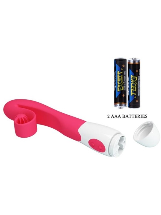 ROMANCE - VIBRATEUR ET STIMULATEUR 30 VITESSES ROSE
