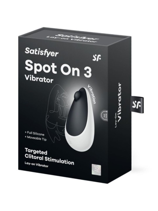 SATISFYER - SPOT ON 3 STIMULATEUR CLITORAL NOIR