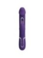 PRETTY LOVE - VIBRATEUR MULTIFONCTION 3 EN 1 KAMPAS RABBIT AVEC LANGUE VIOLET