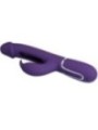 PRETTY LOVE - VIBRATEUR MULTIFONCTION 3 EN 1 KAMPAS RABBIT AVEC LANGUE VIOLET