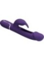 PRETTY LOVE - VIBRATEUR MULTIFONCTION 3 EN 1 KAMPAS RABBIT AVEC LANGUE VIOLET