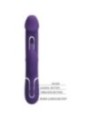 PRETTY LOVE - VIBRATEUR MULTIFONCTION 3 EN 1 KAMPAS RABBIT AVEC LANGUE VIOLET