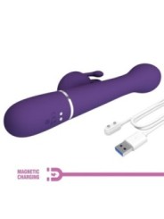 PRETTY LOVE - DEJON VIBRATEUR RABBIT 3 EN 1 MULTIFONCTION VIOLET