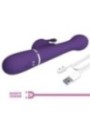 PRETTY LOVE - DEJON VIBRATEUR RABBIT 3 EN 1 MULTIFONCTION VIOLET