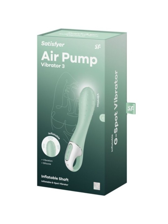 SATISFYER - AIR PUMP VIBRATOR 3 POINT G GONFLABLE NEUF