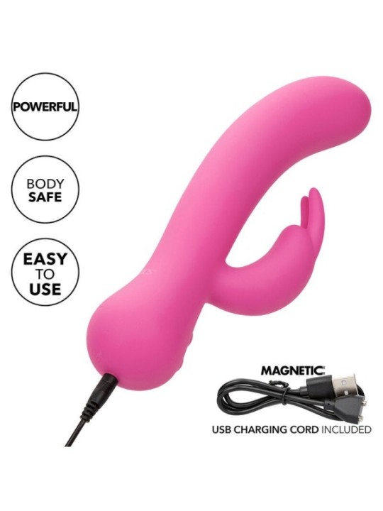 CALEXOTICS - FIRST TIME VIBRATEUR LAPIN RECHARGEABLE ROSE