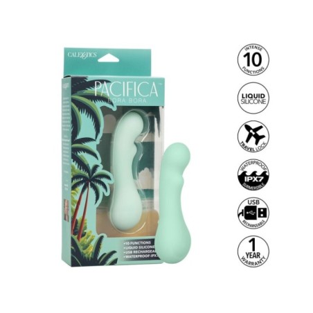 CALEXOTICS - PACIFICA BORA BORA ESTIMULATEUR POINT G 10 VIBRATIONS AQUA