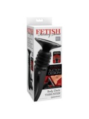 FETISH FANTASY SERIES - BODY DOCK PINCE À GODE THRUSTER AVEC 7 MODES DE POUSSÉE NOIR