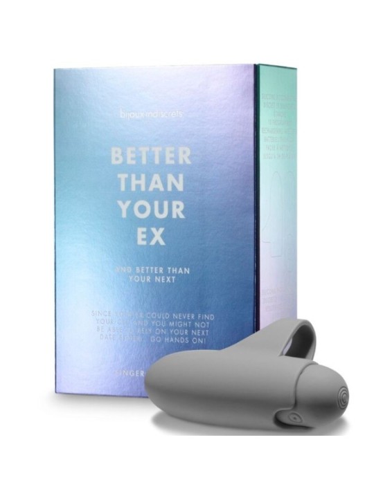 BIJOUX - MIEUX QUE VOTRE EX VIBRATEUR BULLET 10 VIBRATIONS GRIS
