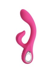 PRETTY LOVE - VIBRATEUR FRITZ RABBIT 12 VIBRATIONS ROSE
