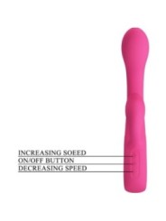 PRETTY LOVE - VIBRATEUR FRITZ RABBIT 12 VIBRATIONS ROSE