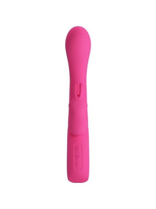 PRETTY LOVE - VIBRATEUR NOVAK RABBIT 12 VIBRATIONS ROSE