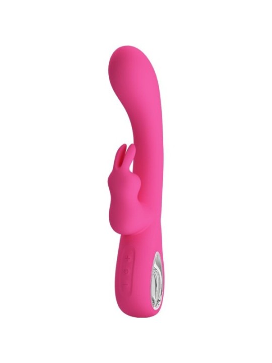 PRETTY LOVE - VIBRATEUR NOVAK RABBIT 12 VIBRATIONS ROSE