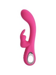 PRETTY LOVE - VIBRATEUR NOVAK RABBIT 12 VIBRATIONS ROSE