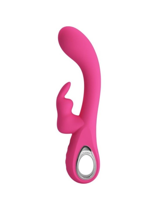 PRETTY LOVE - VIBRATEUR NOVAK RABBIT 12 VIBRATIONS ROSE