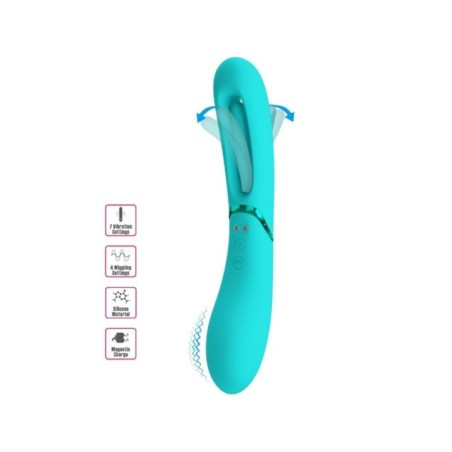 ROMANCE - VIBRATEUR POINT G LEXIE 7 VIBRATIONS BLEU