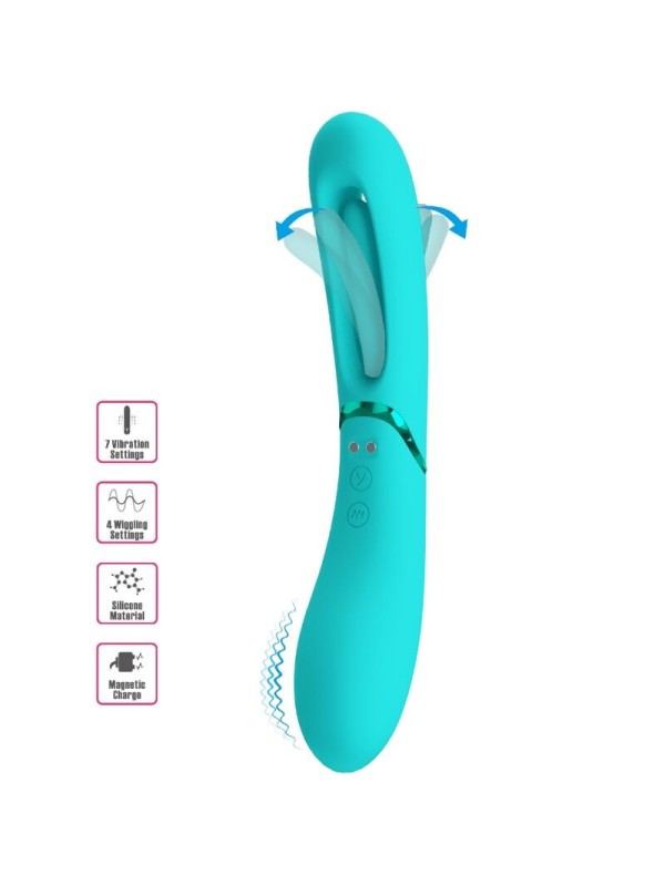 ROMANCE - VIBRATEUR POINT G LEXIE 7 VIBRATIONS BLEU
