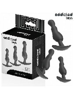 ADDICTED TOYS - LOT DE 3 PLUG ANAL MODÈLE 1