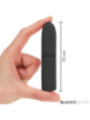 BLACK & SILVER - GERI BULLET VIBRANT RECHARGEABLE USB 8 VIBRATIONS NOIR 10 X 2,2 CM
