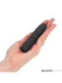 BLACK & SILVER - GERI BULLET VIBRANT RECHARGEABLE USB 8 VIBRATIONS NOIR 10 X 2,2 CM