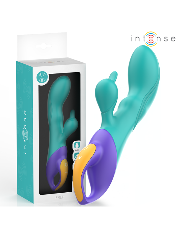 INTENSE - FRED VIBRATEUR RABBIT BLEU