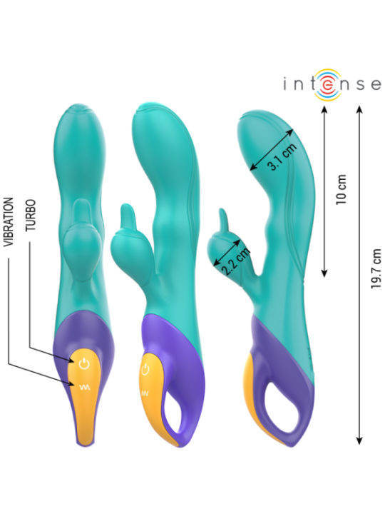INTENSE - FRED VIBRATEUR RABBIT BLEU