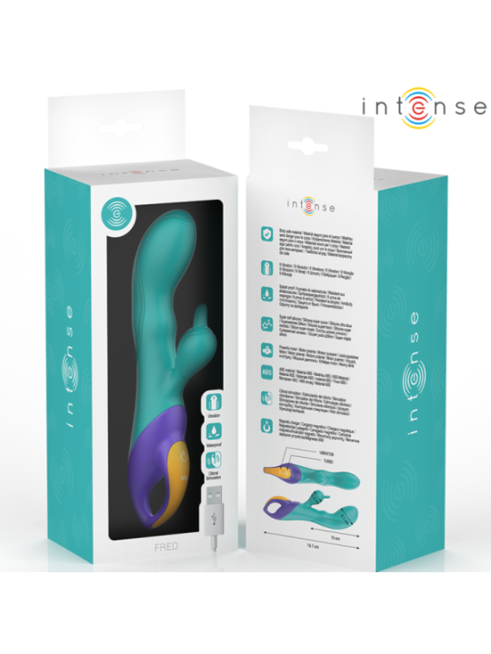 INTENSE - FRED VIBRATEUR RABBIT BLEU