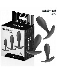ADDICTED TOYS - LOT DE 3 PLUG ANAL MODÈLE 2