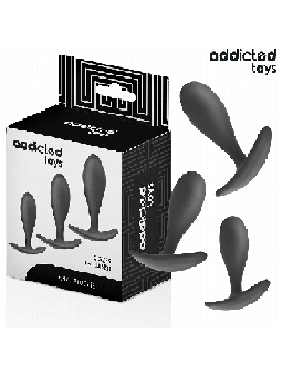 ADDICTED TOYS - LOT DE 3 PLUG ANAL MODÈLE 2