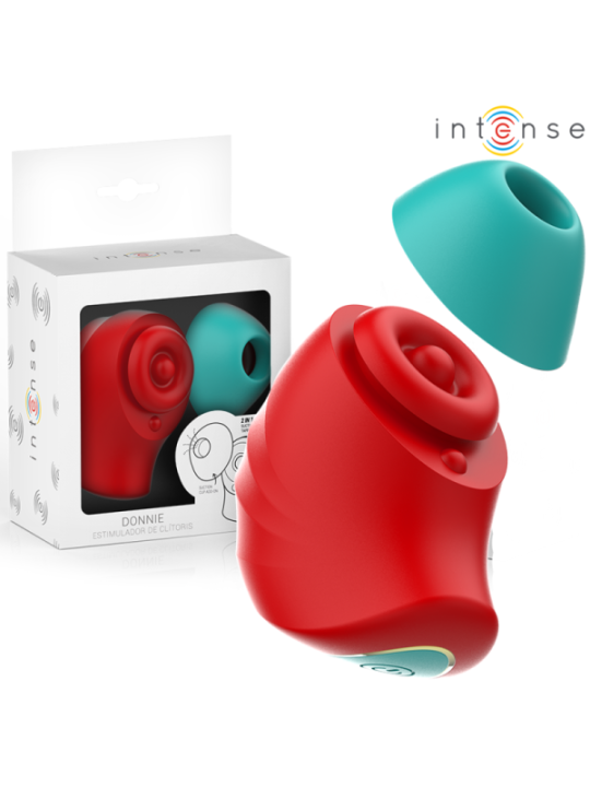 INTENSE - DONNIE STIMULATEUR CLITORIDIEN ROUGE/VERT