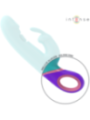 INTENSE - MONICA VIBRATEUR RABBIT AVEC STIMULATEUR DE POINT G ROTATIF BLEU