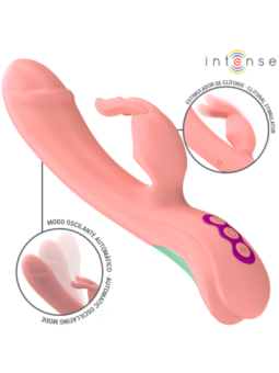 INTENSE - RACHEL VIBRATEUR RABBIT 5 VIBRATIONS ROSE