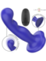INTENSE - SHORTY VIBRATEUR AVEC VENTOUSE TÉLÉCOMMANDE BLEUE