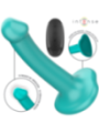 INTENSE - KATIE VIBRATEUR AVEC VENTOUSE 10 VIBRATIONS TÉLÉCOMMANDE BLEUE