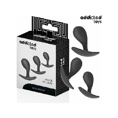 ADDICTED TOYS - LOT DE 3 PLUG ANAL MODÈLE 3