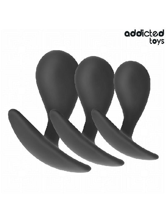 ADDICTED TOYS - LOT DE 3 PLUG ANAL MODÈLE 3