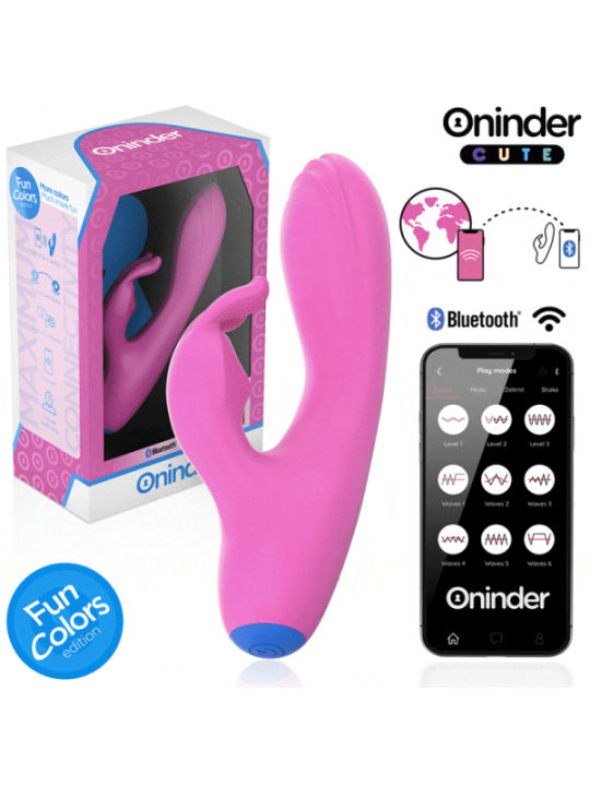 ONINDER CUTE - LOVE BUNNY VIBRATEUR POINT G CLITORIS - APPLICATION GRATUITE MONDIALE