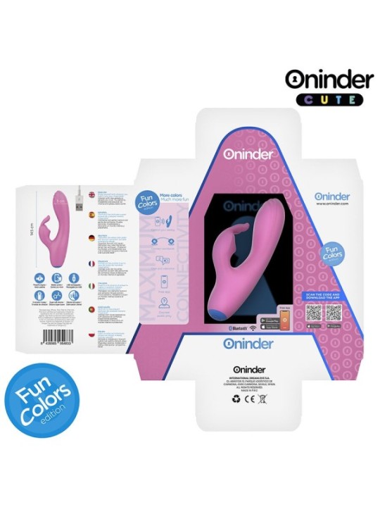 ONINDER CUTE - LOVE BUNNY VIBRATEUR POINT G CLITORIS - APPLICATION GRATUITE MONDIALE
