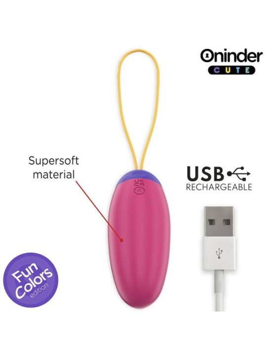 ONINDER CUTE - ŒUF EN SILICONE À VIBRATIONS ET TAPOTEMENTS - APPLICATION MONDIALE GRATUITE
