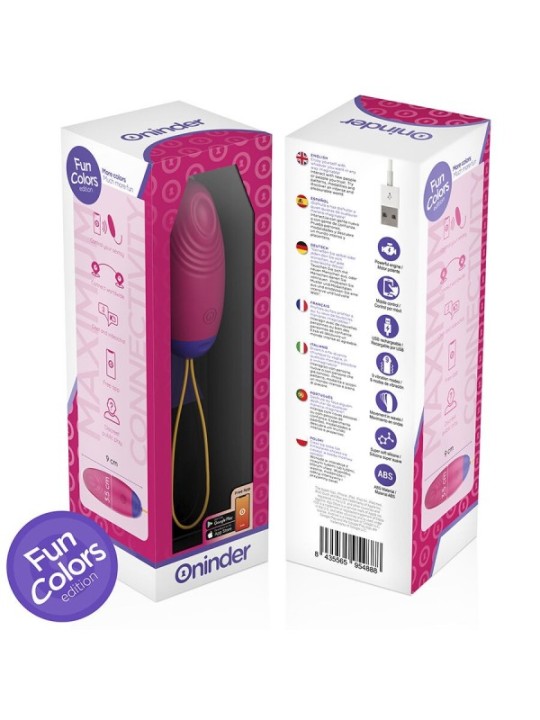 ONINDER CUTE - ŒUF EN SILICONE À VIBRATIONS ET TAPOTEMENTS - APPLICATION MONDIALE GRATUITE