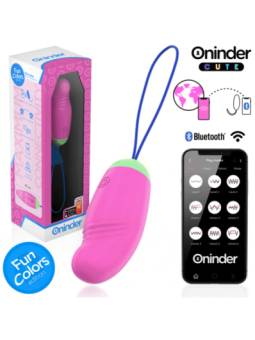 ONINDER CUTE - ŒUF EN SILICONE VIBRANT ET ROTATIF À 360° - APPLICATION MONDIALE GRATUITE