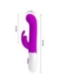 PRETTY LOVE - VIBRATEUR CENTAURE LAPIN 30 MODES DE VIBRATION VIOLET