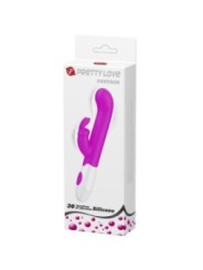 PRETTY LOVE - VIBRATEUR CENTAURE LAPIN 30 MODES DE VIBRATION VIOLET
