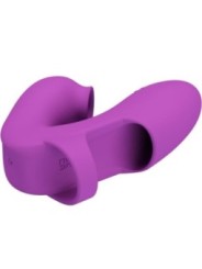 PRETTY LOVE - VIBRATEUR DE DOIGTS ATHENA AVEC STIMULATEUR DE CLITORIS VIOLET
