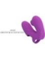 PRETTY LOVE - VIBRATEUR DE DOIGTS ATHENA AVEC STIMULATEUR DE CLITORIS VIOLET