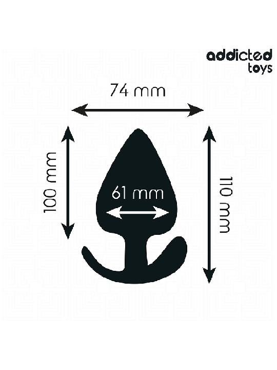ADDICTED TOYS - PLUG ANAL TAILLE XXL 11 CM