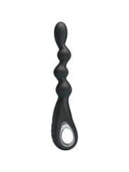 PRETTY LOVE - VIBRATEUR ANAL FEDERER 12 VIBRATIONS NOIR