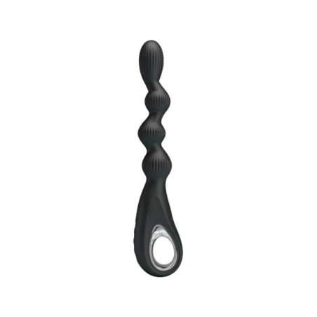 PRETTY LOVE - VIBRATEUR ANAL FEDERER 12 VIBRATIONS NOIR