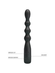 PRETTY LOVE - VIBRATEUR ANAL FEDERER 12 VIBRATIONS NOIR